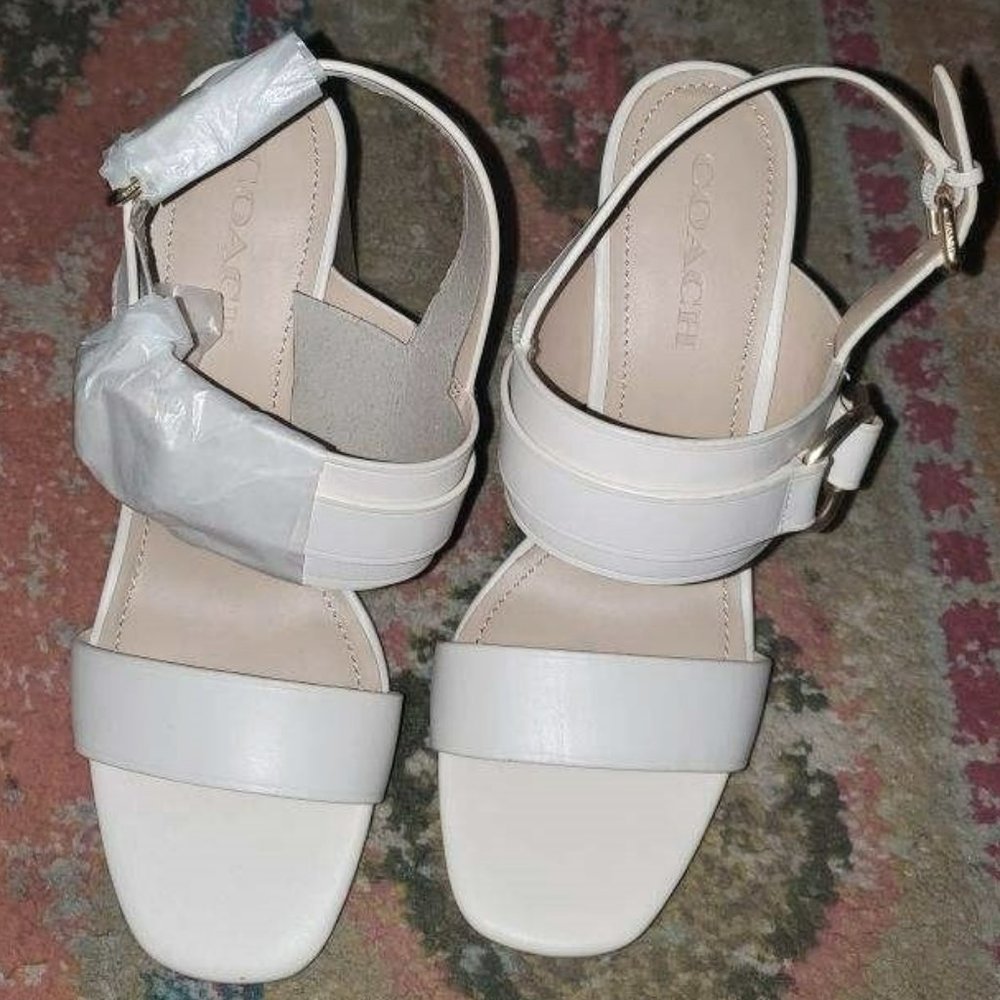 COACH SANDALS OFF WHITE